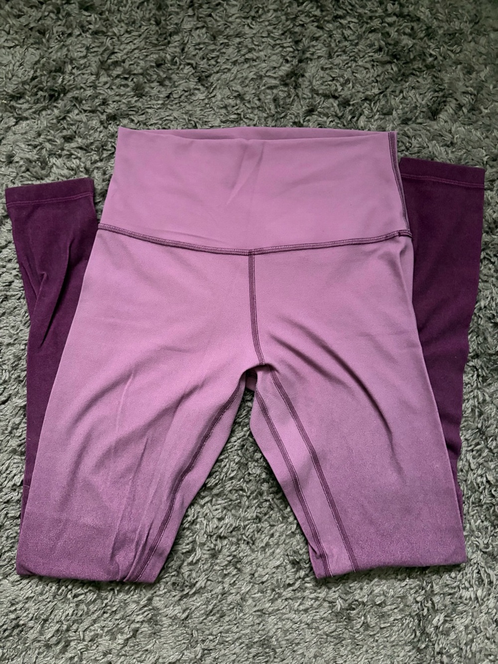 Lululemon Purple Ombre Active Leggings
